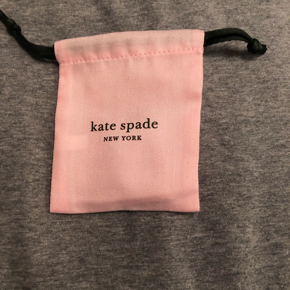 Kate spade Purple Heart earrings